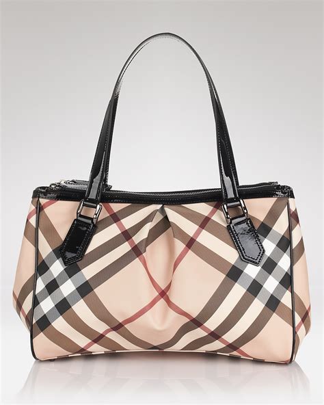 authentic burberry nova check medium tote purse bag coated canvas|Burberry nova check backpack.